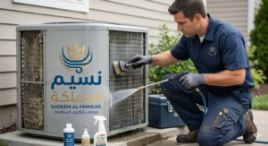 شركة تنظيف مكيفات بالرياض مع تعقيم وفحص شامل (سبليت/شباك/مركزي)