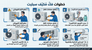 طريقة فك مكيف سبليت في 6 خطوات سهلة و بأمان