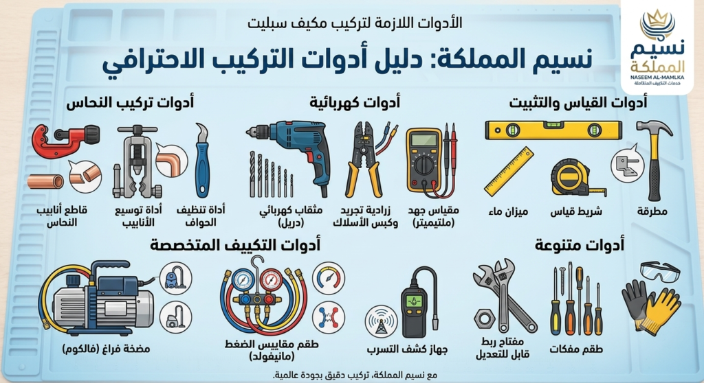 أدوات تركيب مكيف سبليت
